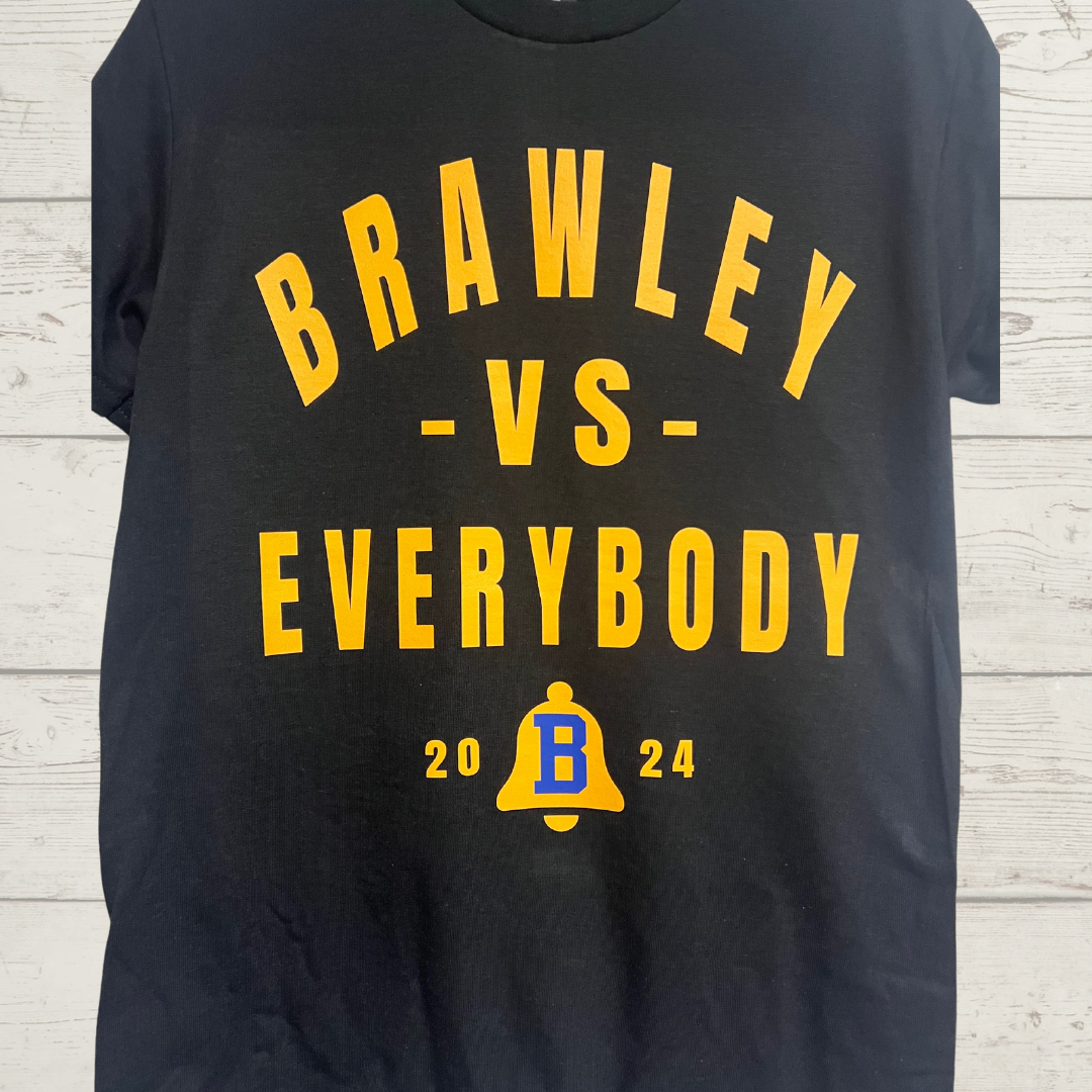 Brawley vs. Everybody 2024 Bell Game Edition T-Shirt