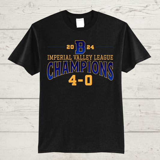 2024 Brawley Wildcats IVL Champs T-Shirt